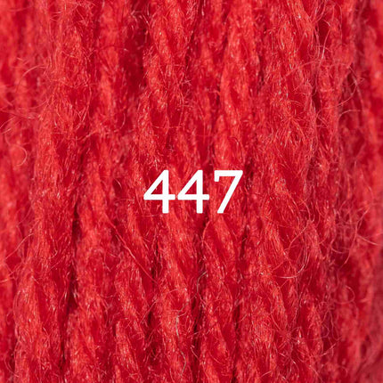Appletons Wool Yarn - Orange Red 441 - 448