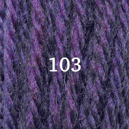 Appletons Wool Yarn - Purple 101 - 106