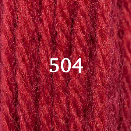 Appletons Wool Yarn - Scarlet 501 - 505