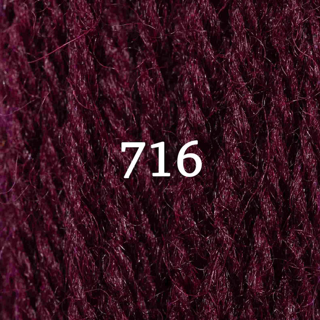 Appletons Wool Yarn - Wine Red 711 - 716