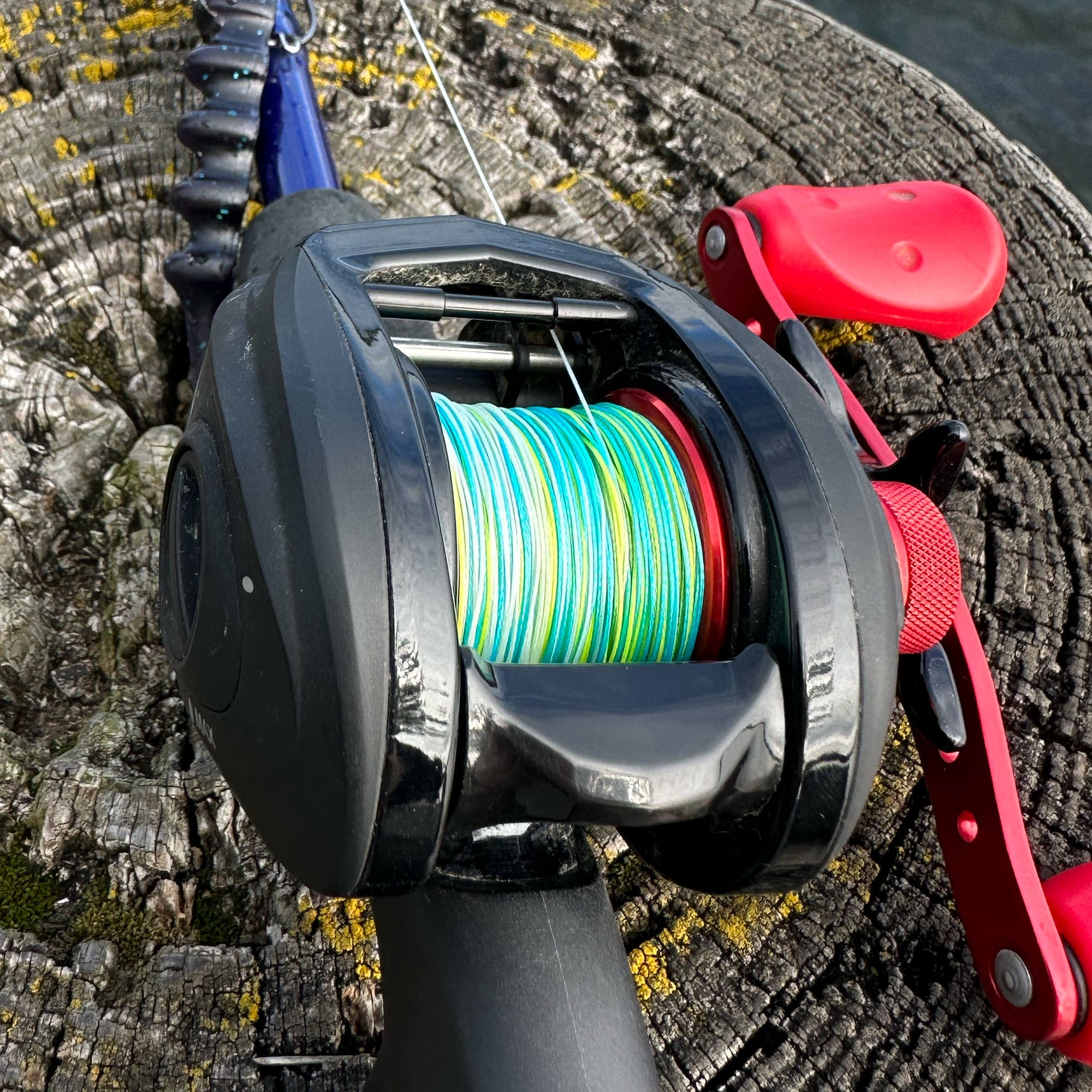 Reaction Tackle Braided Fishing Line - Aqua Camo