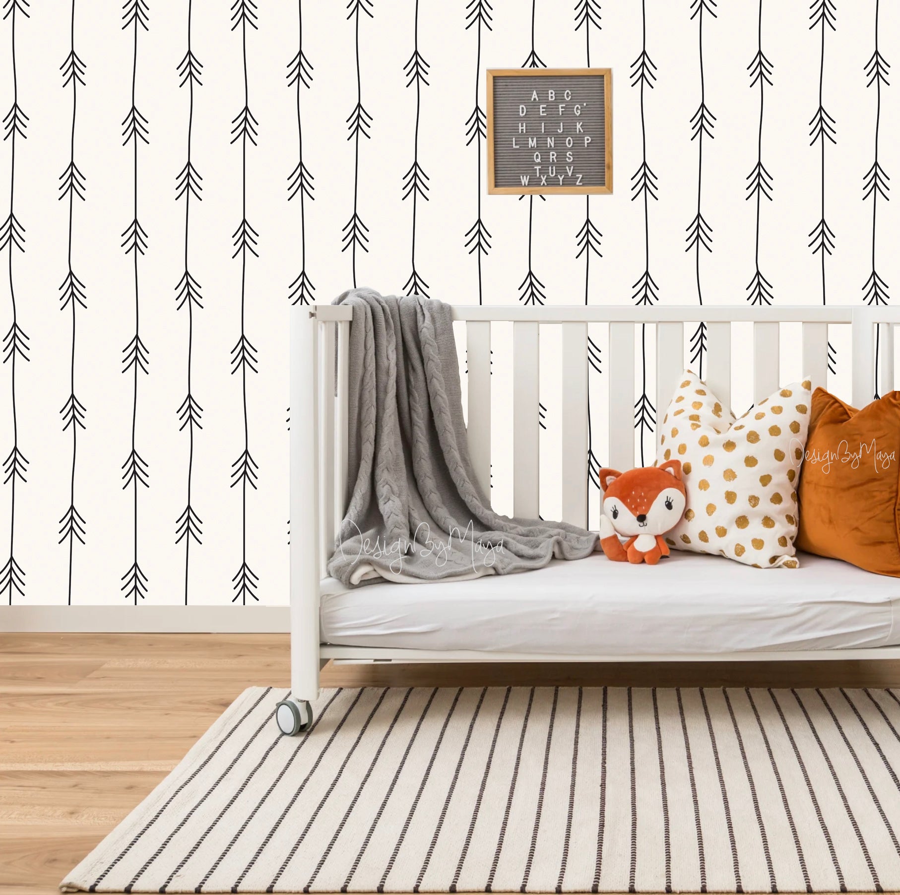 Arrows Forest - Nursery Wall Decor Wallpapers