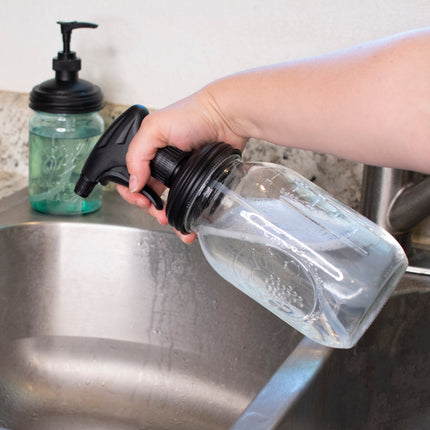 reCAP® Mason Jar Sprayer & Pump Cap Set | Regular Mouth