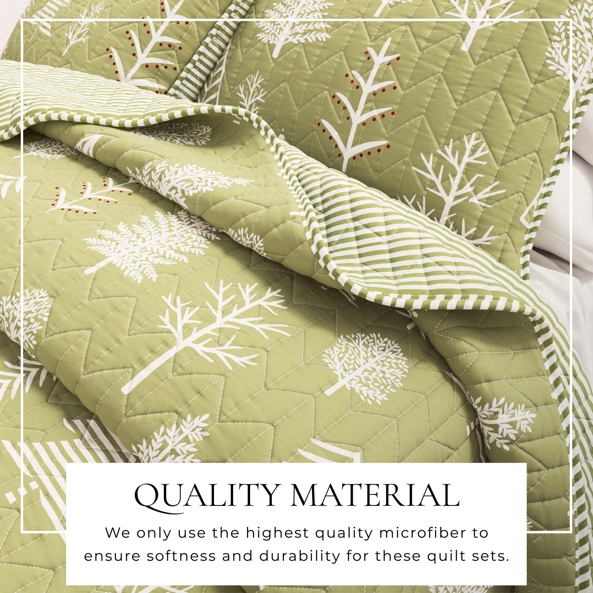 3 Piece Lodge Forest Quilt - Whistler Collection