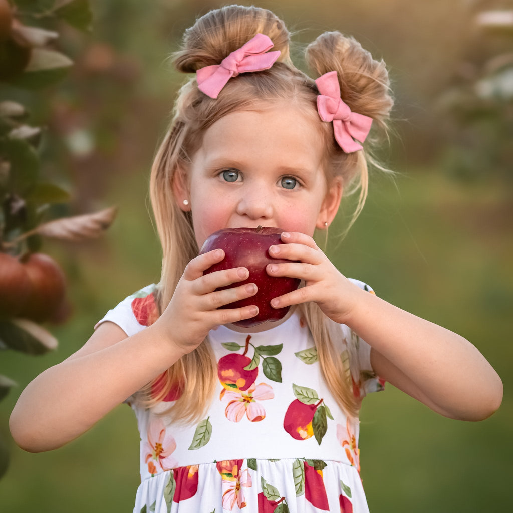 Awesome Apples Cap Sleeve Empire Tunic Set