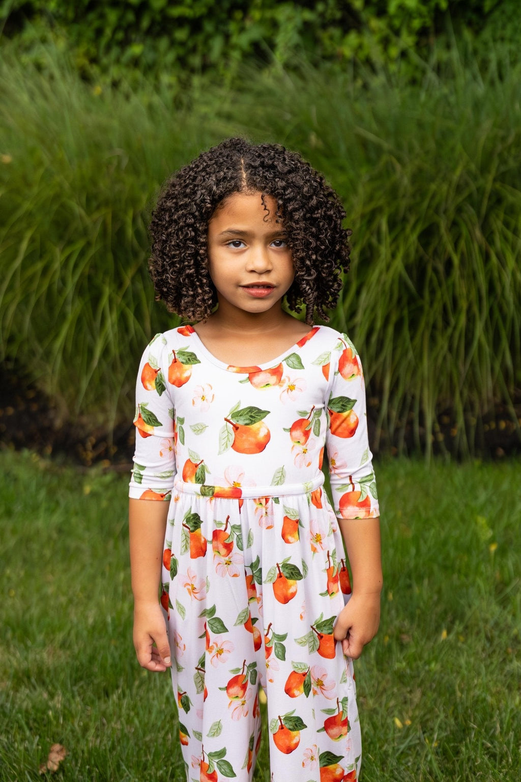 Awesome Apples Wide Leg Romper
