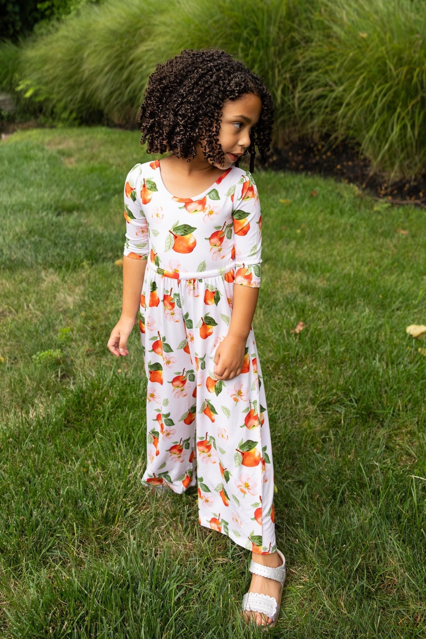 Awesome Apples Wide Leg Romper