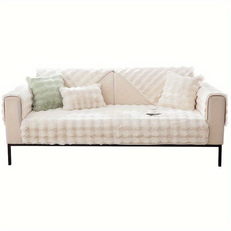 Molly Mutt Couch Cover - Soft, Cozy, and Non-Slip Plush Sofa Protector