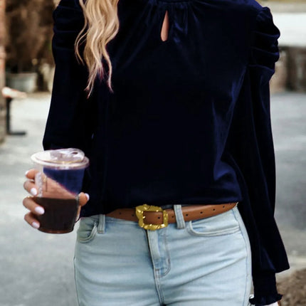 Robyn's Velvet Blouse