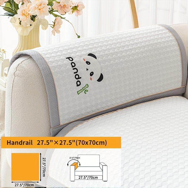 Waterproof Couch Cover, Non-Slip Panda Pattern Sofa Cover