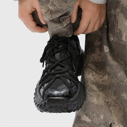 S8888 Black Tire Sneakers