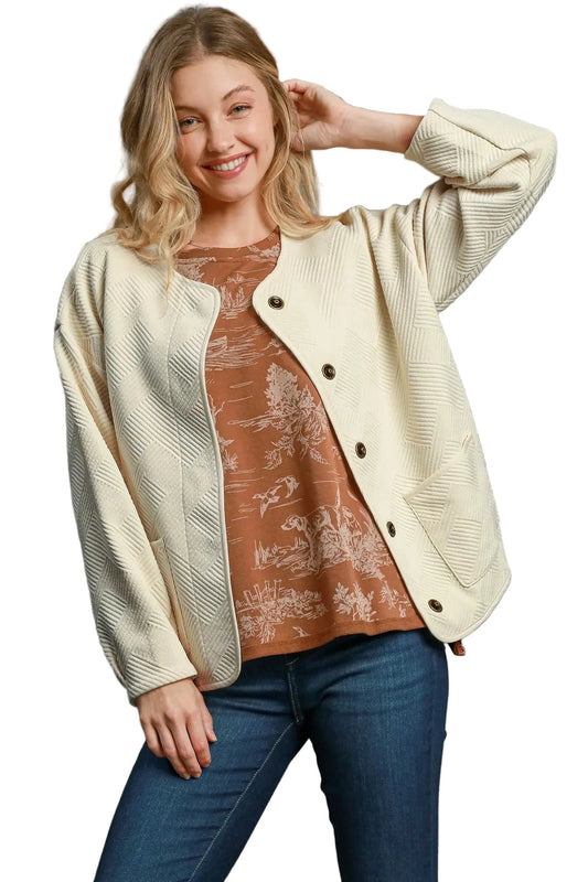 Textured Jacquard Jacket