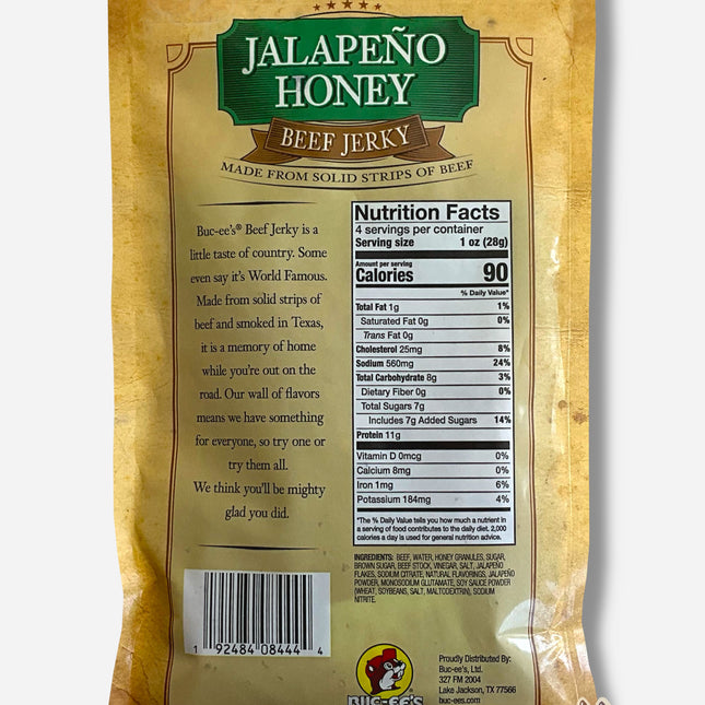 Buc-ee's Jalapeño Honey Beef Jerky