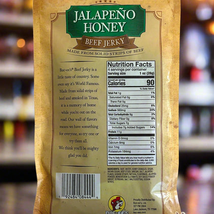 Buc-ee's Jalapeño Honey Beef Jerky