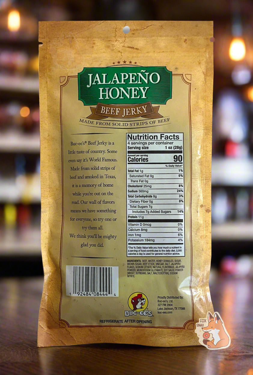 Buc-ee's Jalapeño Honey Beef Jerky