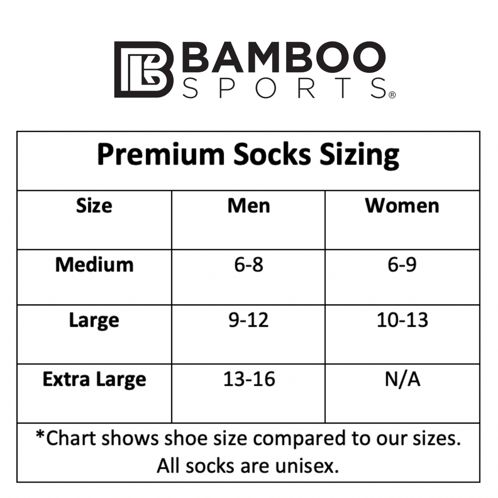 Premium Bamboo Rayon Quarter High Crew Socks