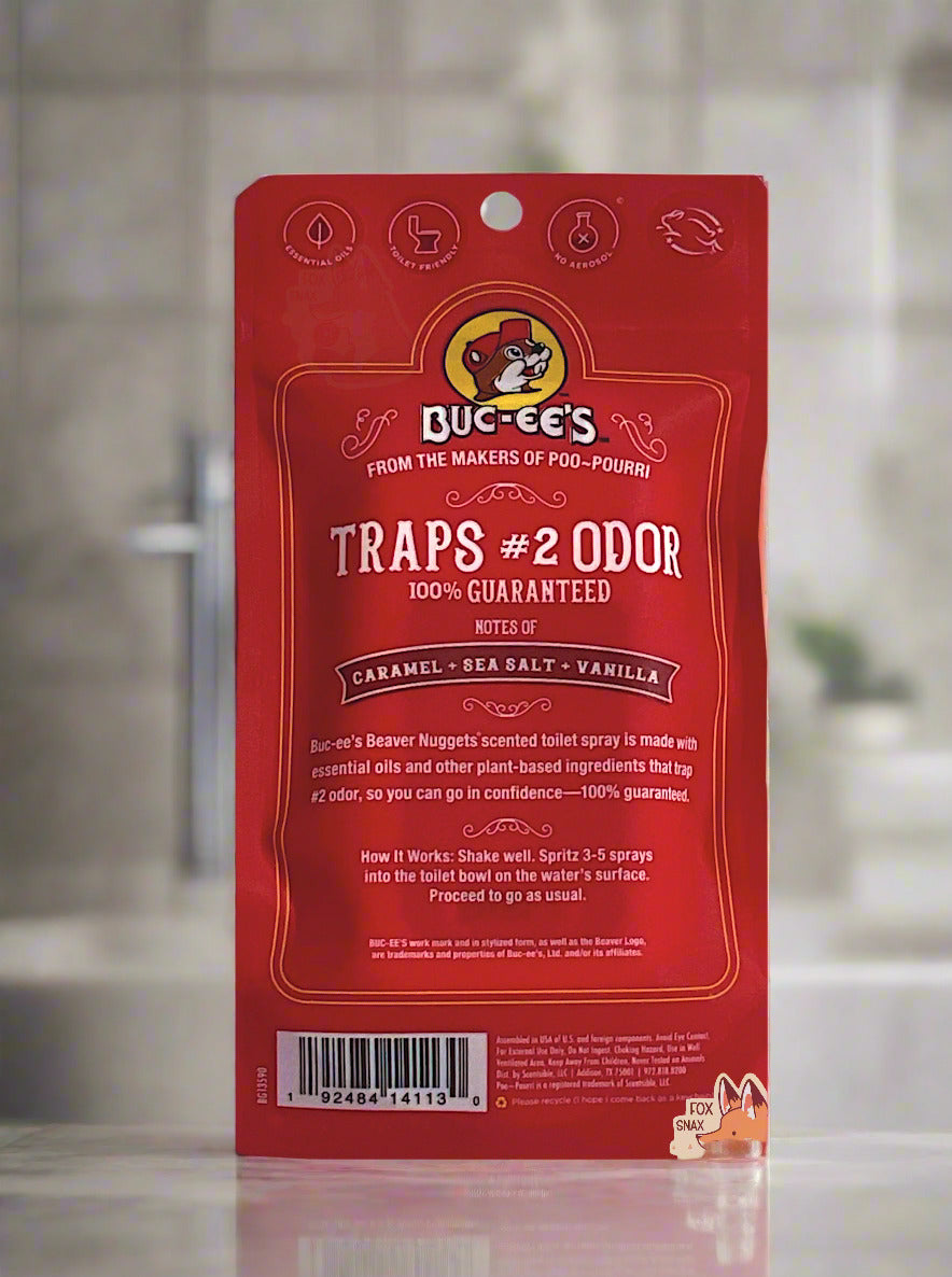 Buc-ee's Poo~Pourri Beaver Nuggets Pocket Toilet Sprayer