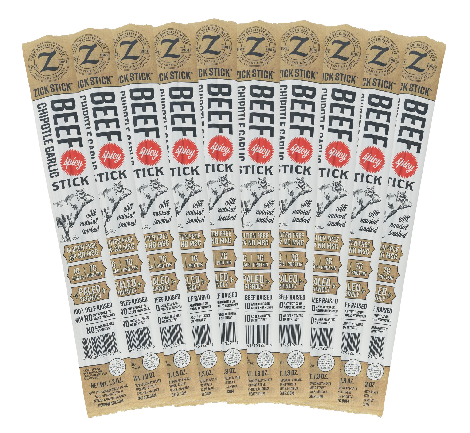 Zick Stick Spicy Chipotle Garlic – 1.3oz