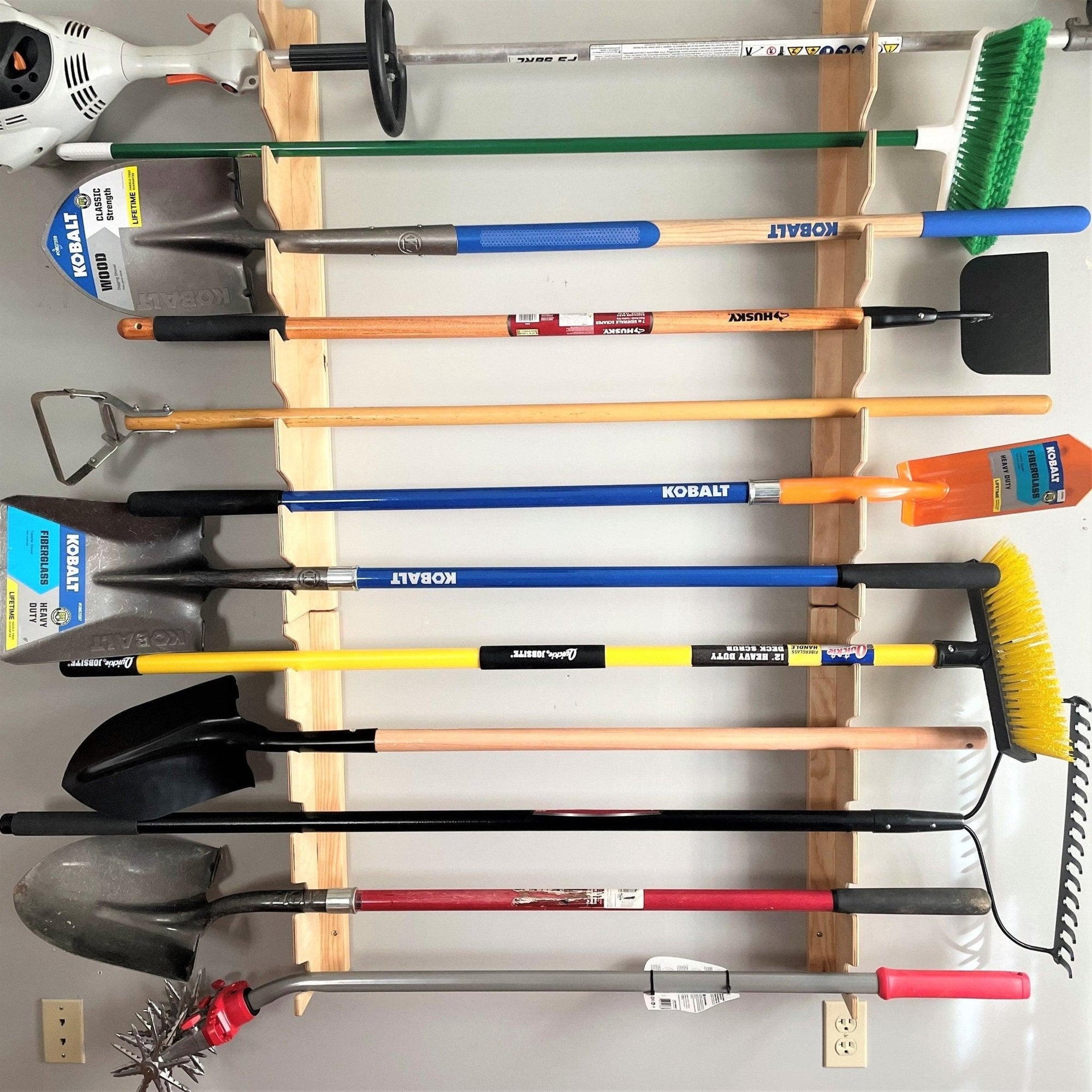 Garage Yard Tool Rack, Yard Tool Storage Rack