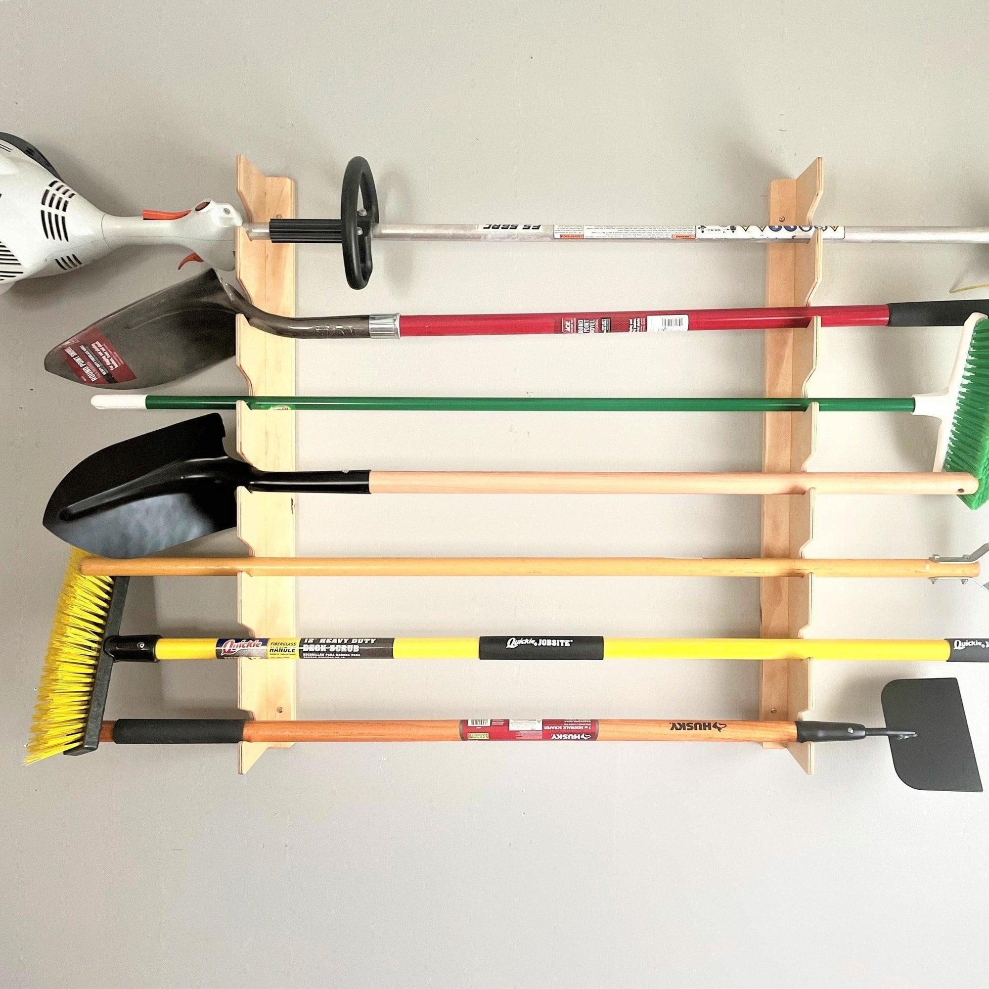 Garage Yard Tool Rack, Yard Tool Storage Rack