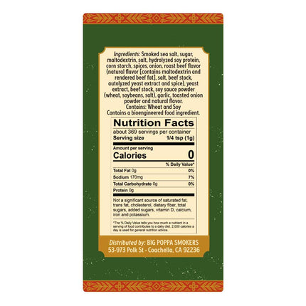 Big Poppa's Cash Cow Seasoning - 13oz