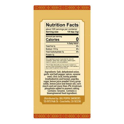 Big Poppa's Desert Gold Seasoning - 11.5oz