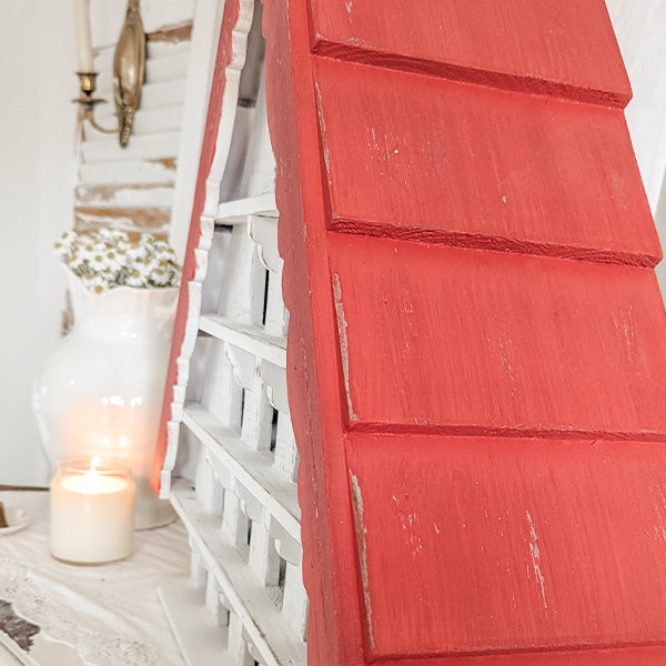 Red Roof Multi Tiered Functional Birdhouse