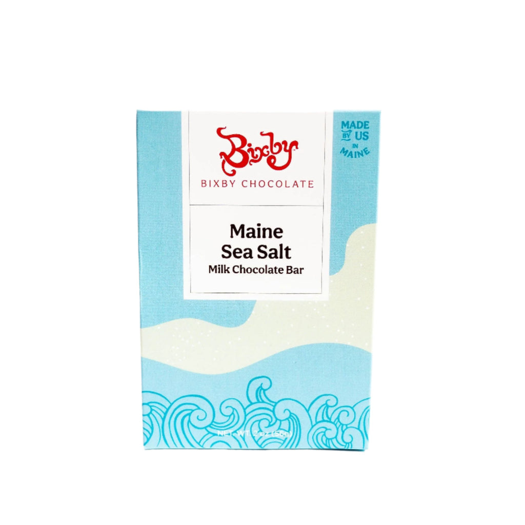 Organic Milk Chocolate Maine Sea Salt Bar