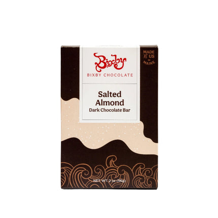 Dark Chocolate Salted Almond Chocolate Bar