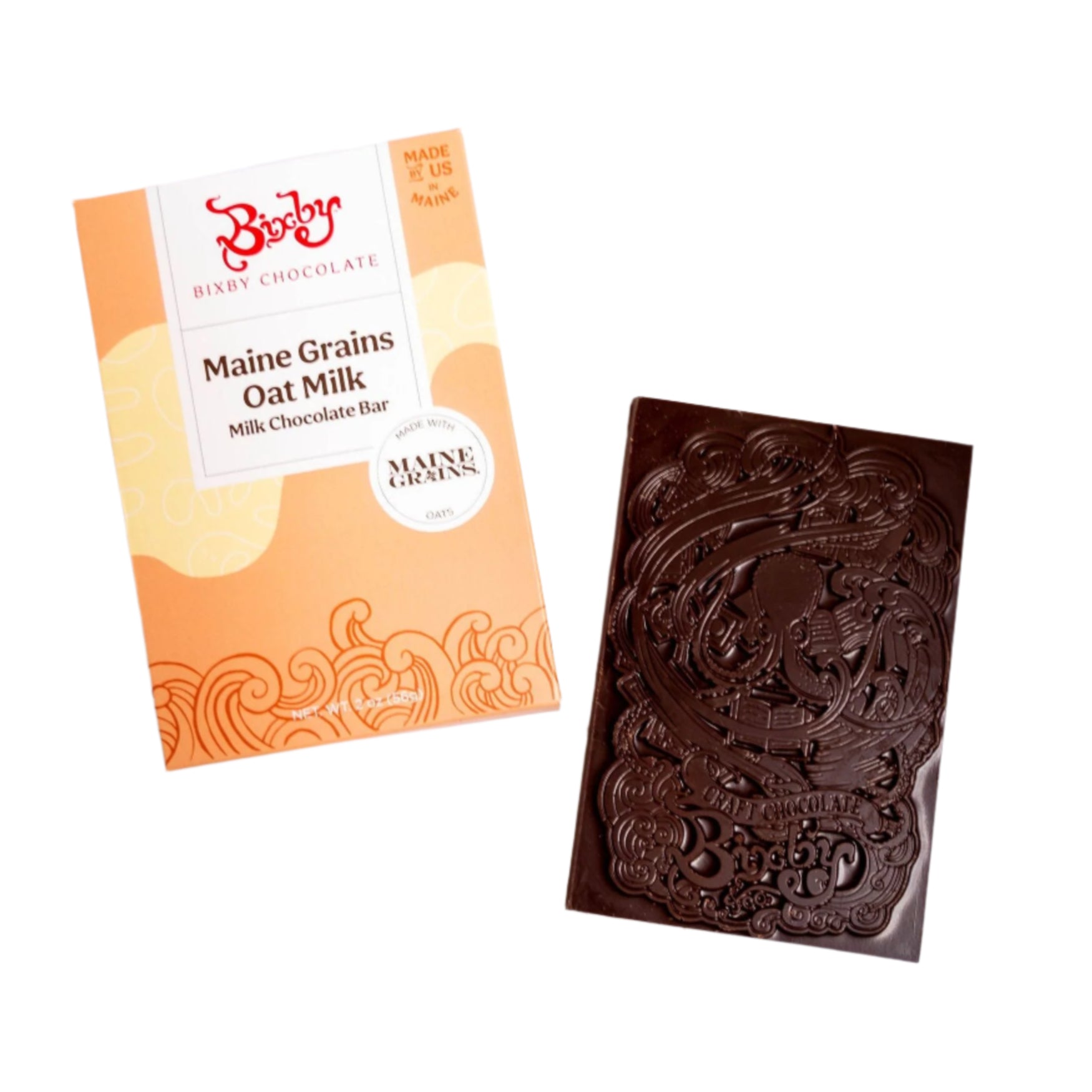 Organic Maine Grains Oat Milk Chocolate Bar (Vegan)