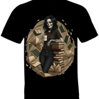 Skeleton Book Girl / Small / Black