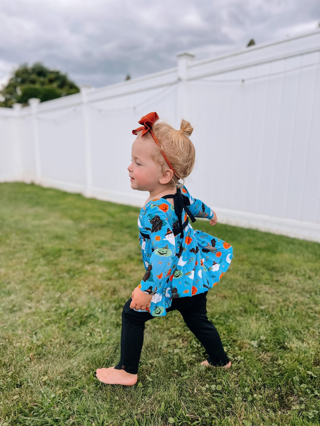 Boo! Long Sleeve Empire Tunic Set