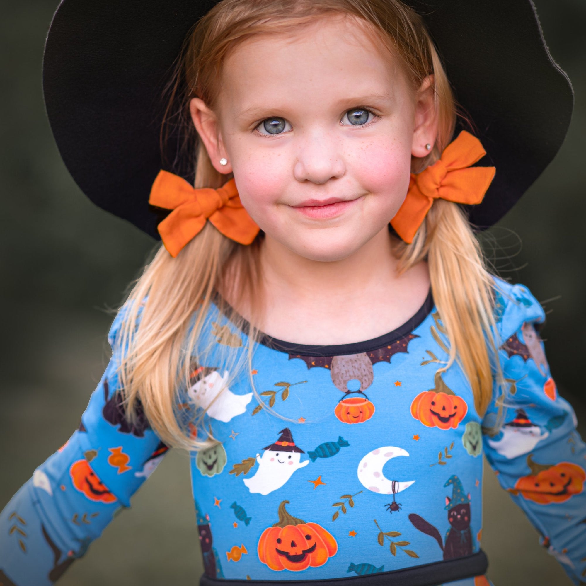 Boo! Long Sleeve Twirl Dress