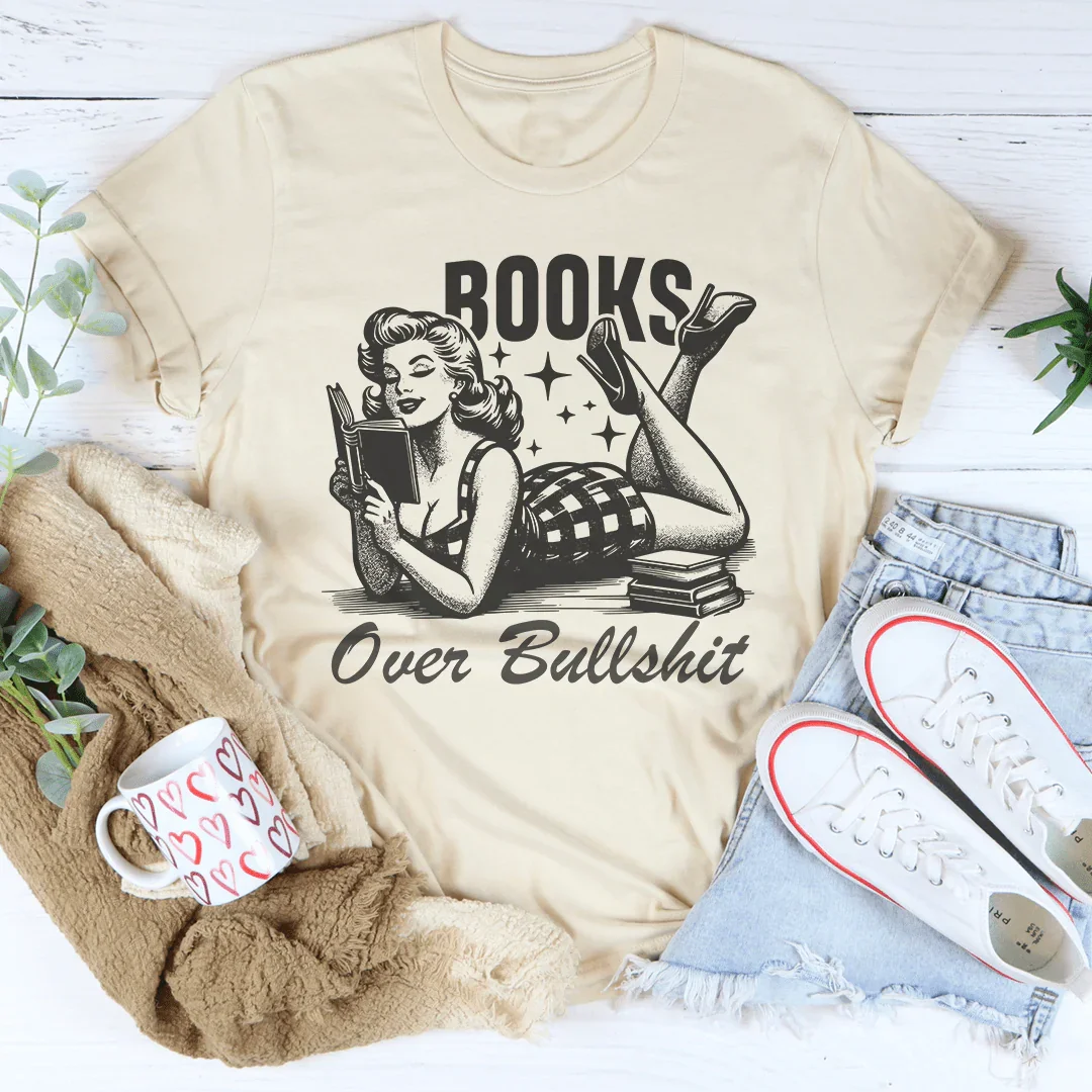Books Over Bullshit Tee