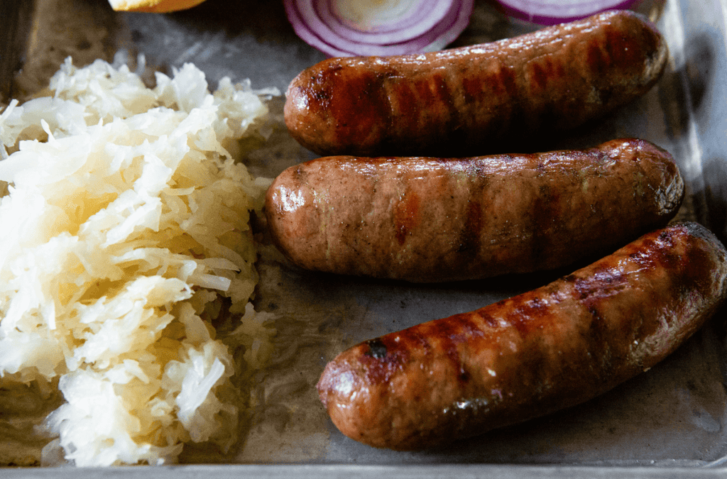 KC Cattle Company Wagyu Bacon Cheeseburger Bratwurst