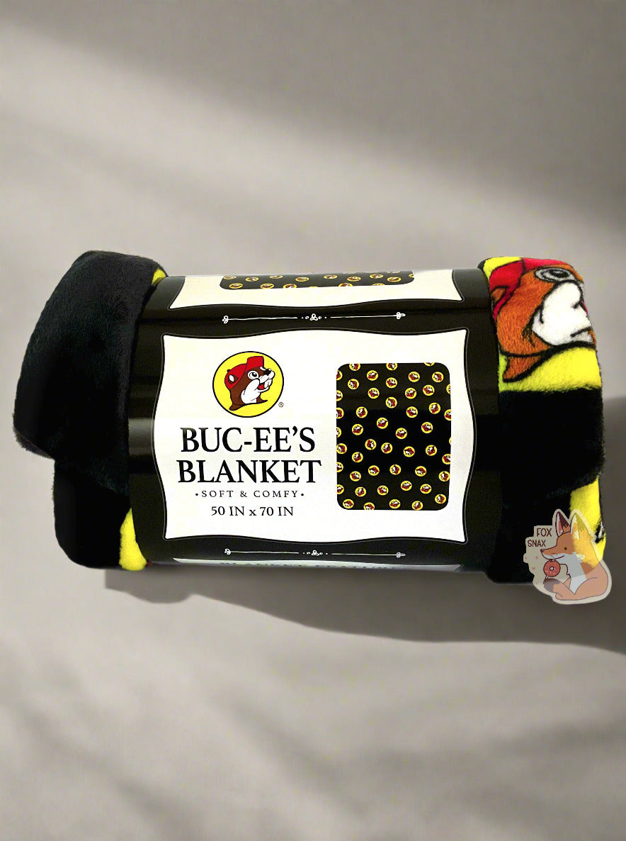 Buc-ee's Logo Blanket
