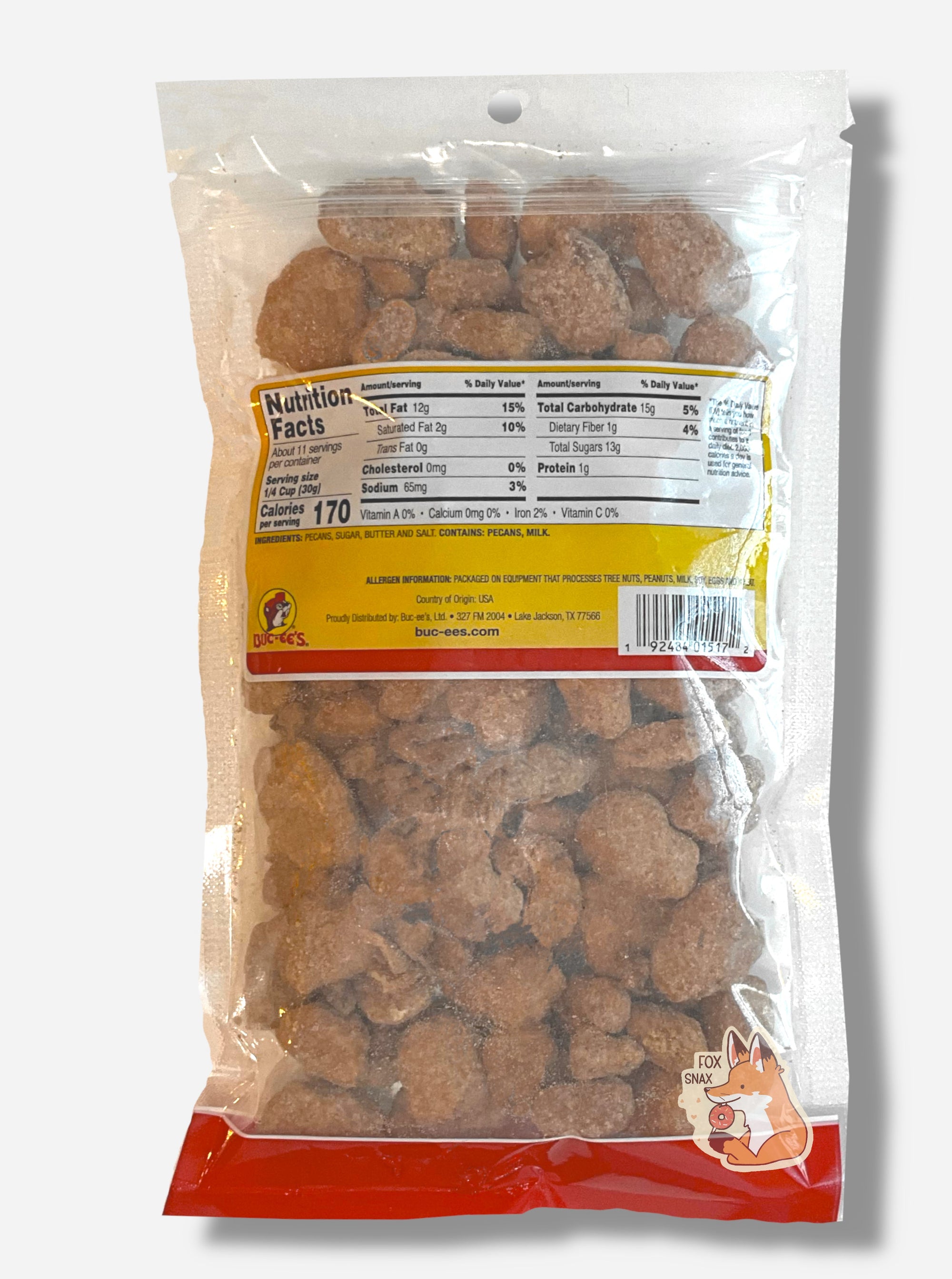 Buc-ee's Butter Toffee Pecans