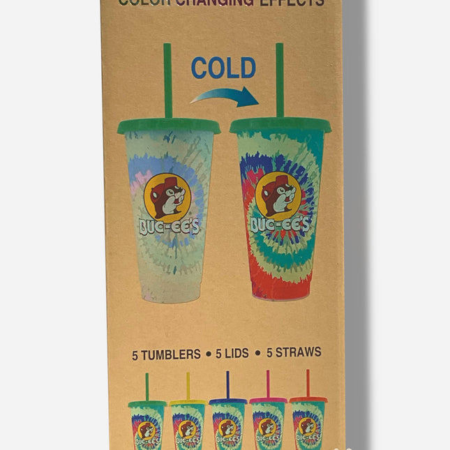 Buc-ee's Tie Dye Color Changing Tumblers