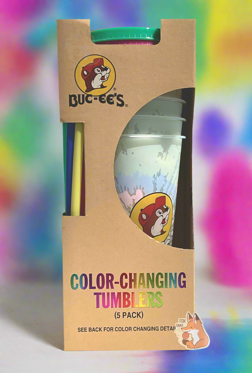 Buc-ee's Tie Dye Color Changing Tumblers