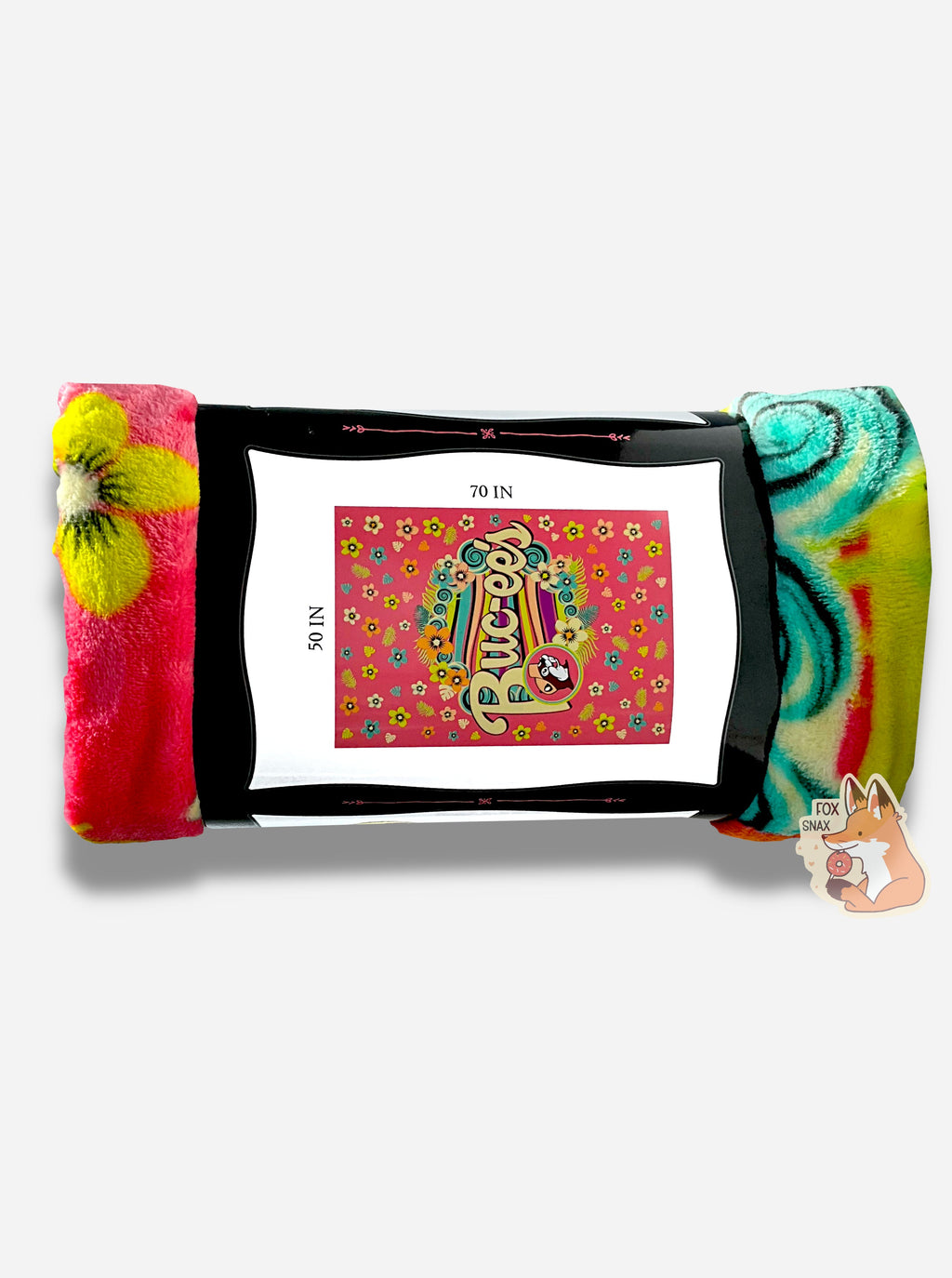 Buc-ee's Coral Blanket