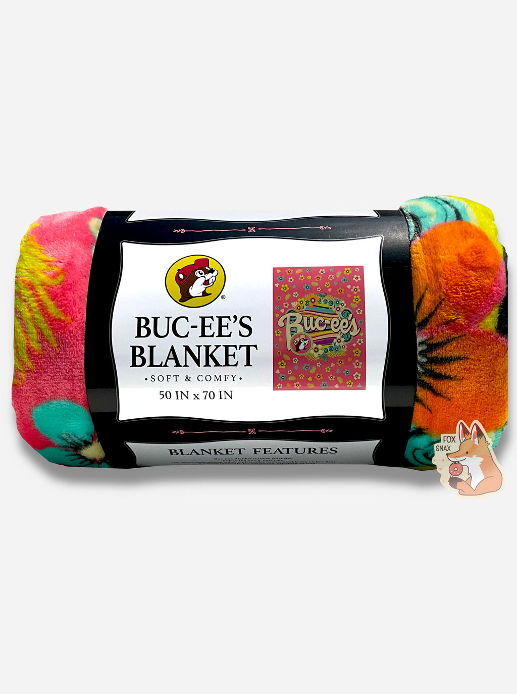 Buc-ee's Coral Blanket