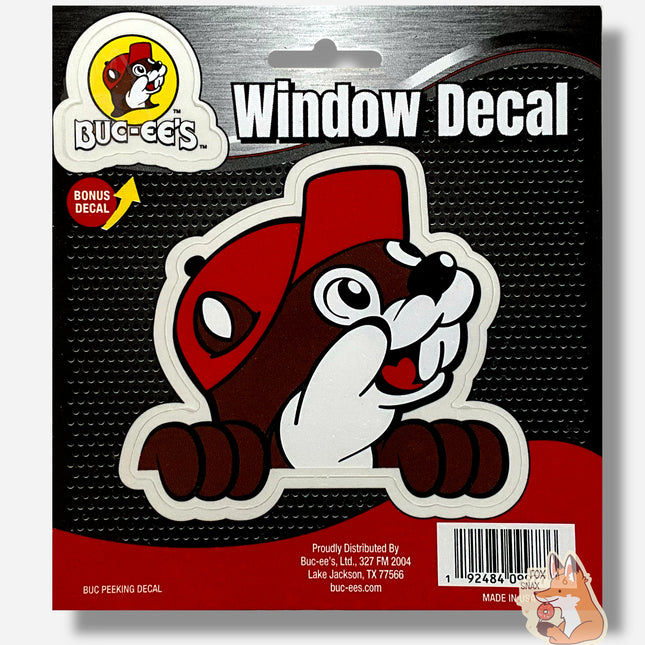 Buc-ee's Peeking Window Decal