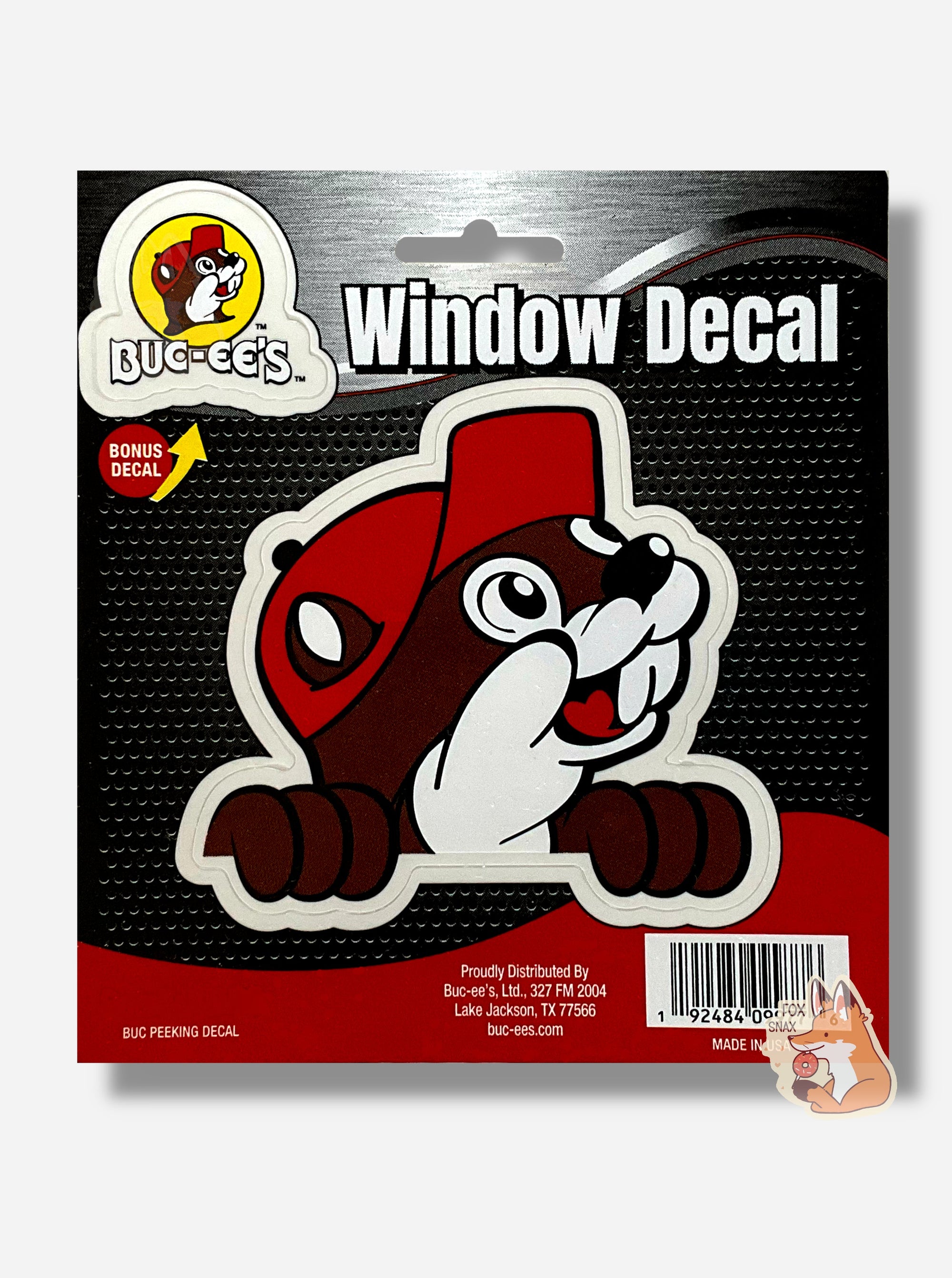 Buc-ee's Peeking Window Decal