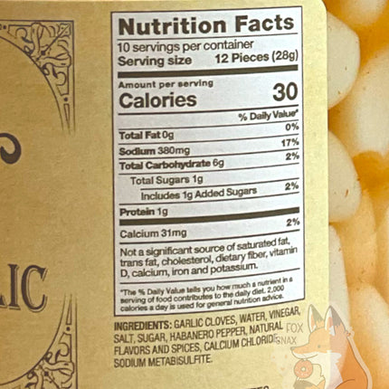 Buc-ee's Pickled Habanero Garlic