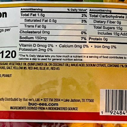 Buc-ee's Sour Salt Water Taffy