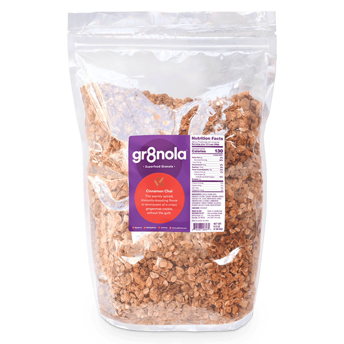 Cinnamon Chai Granola (4.5lb)