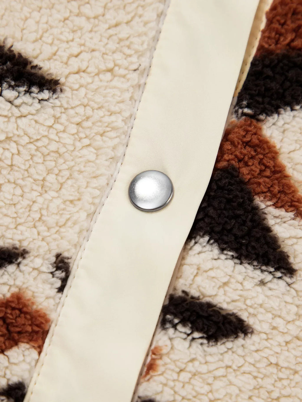 Western Aztec Half Zip Plush Sweatshirt