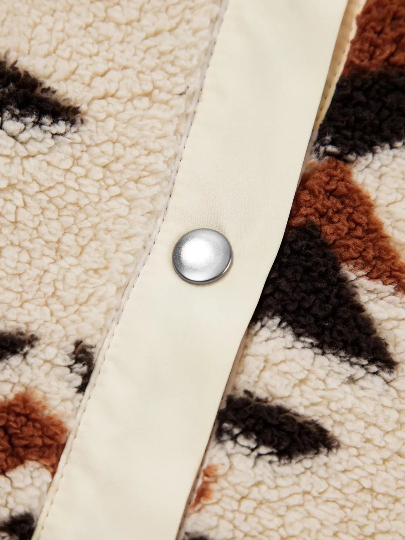 Western Aztec Half Zip Plush Sweatshirt