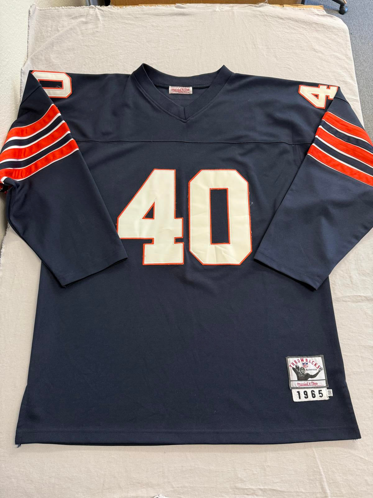 Gale Sayers NFL Jersey Chicago Bears #40 Mitchell & Ness 58