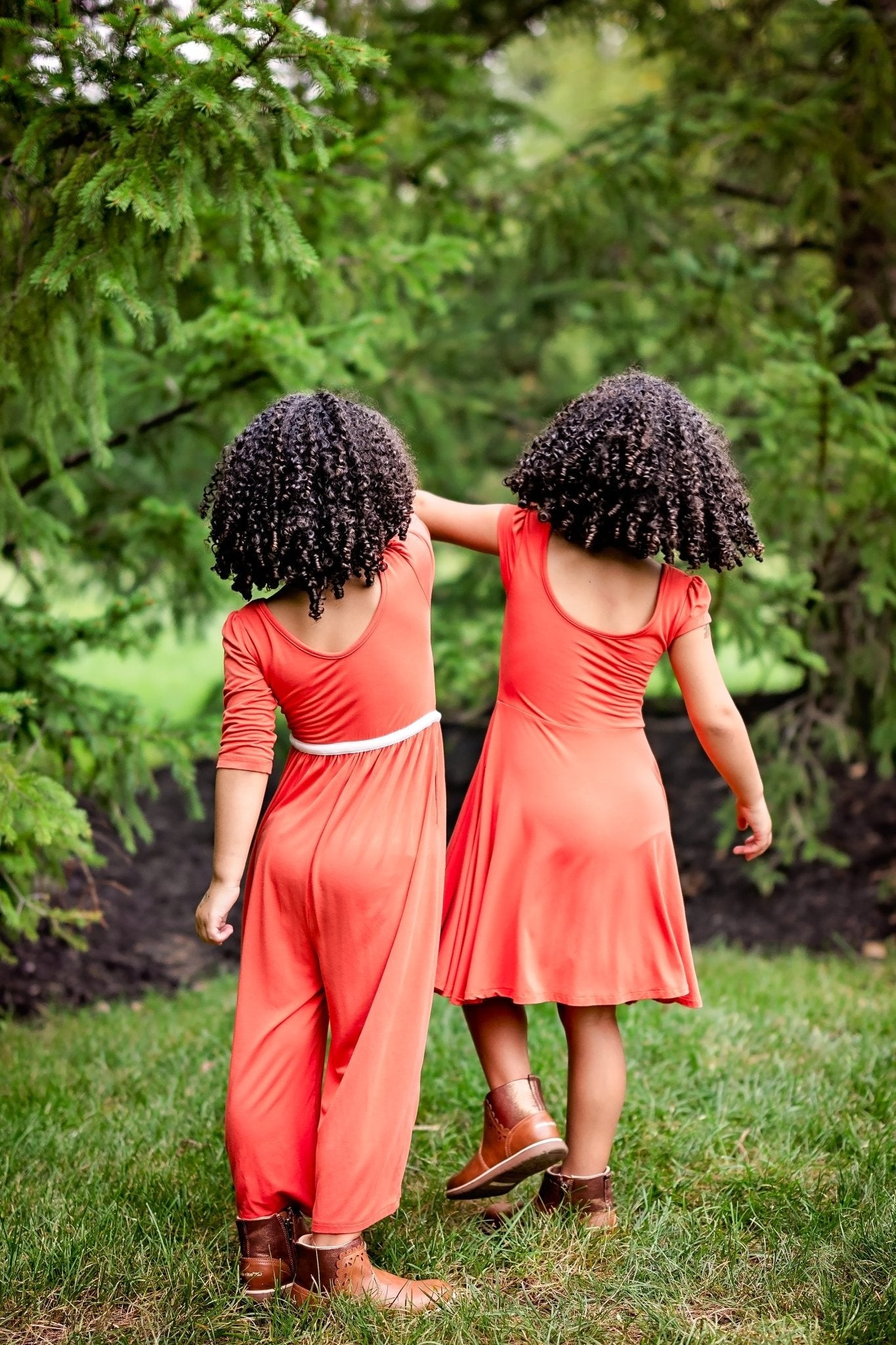 Cap Sleeve Twirl Dress in Pimenton